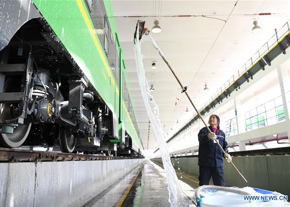Railway Workers Conduct Maintenance Checks for Upcoming Spri